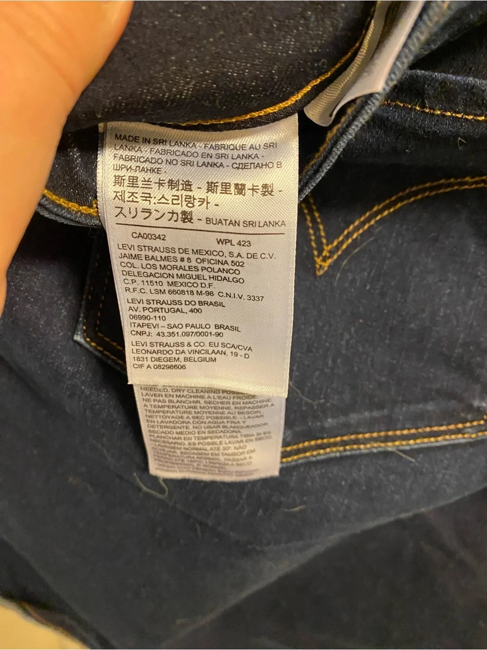 Levis 32 Jeans Shorts Dark Blue Bermuda Stretch Denim Rolled Cuff 14